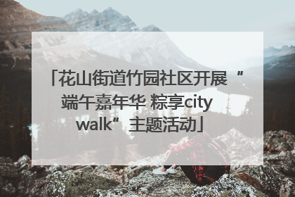 花山街道竹园社区开展“端午嘉年华 粽享city walk”主题活动
